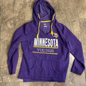 Minnesota Vikings Hoodie, L, purple